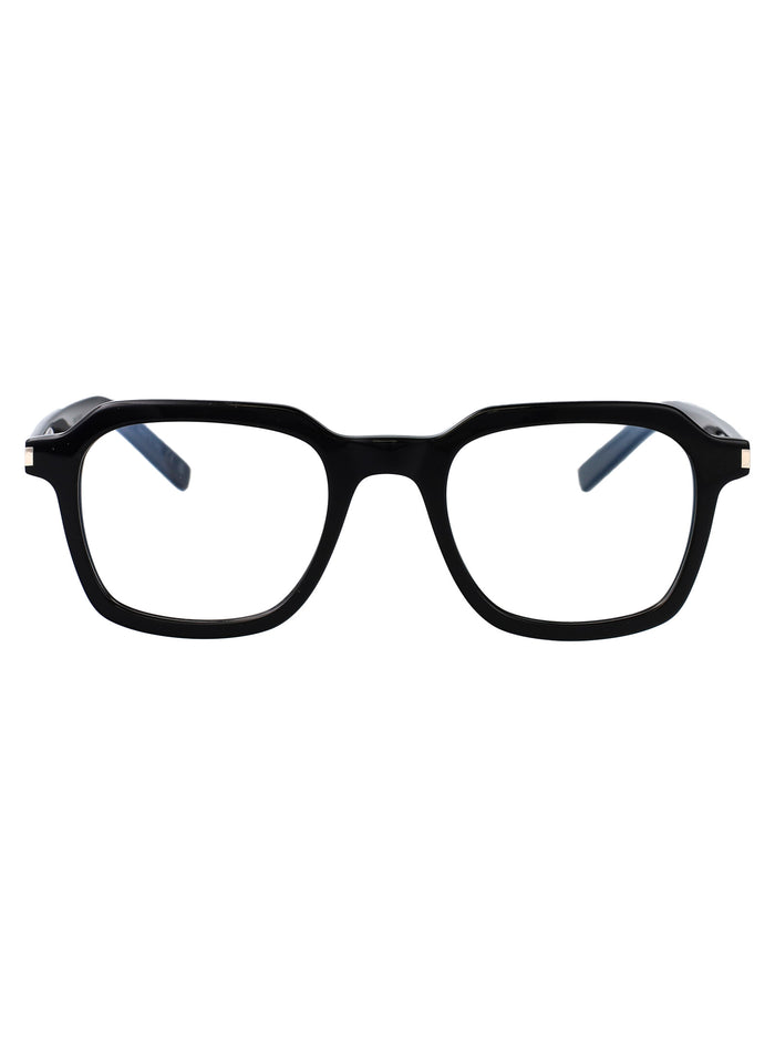 Sl 715 Slim Opt 001 Black Acetate Optical