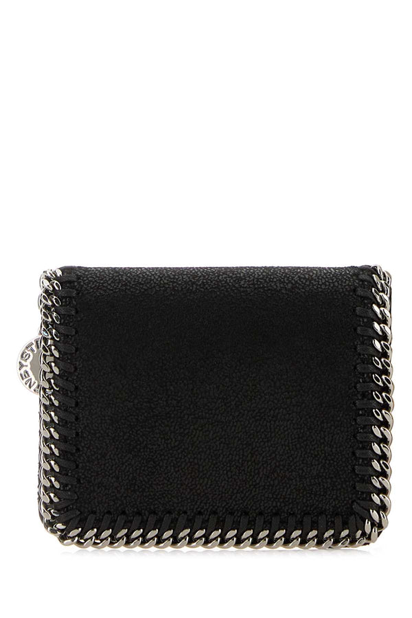 Stella McCartney Bifold Exterior: 100% Fabric; Finishing: Silver metal wallet in black