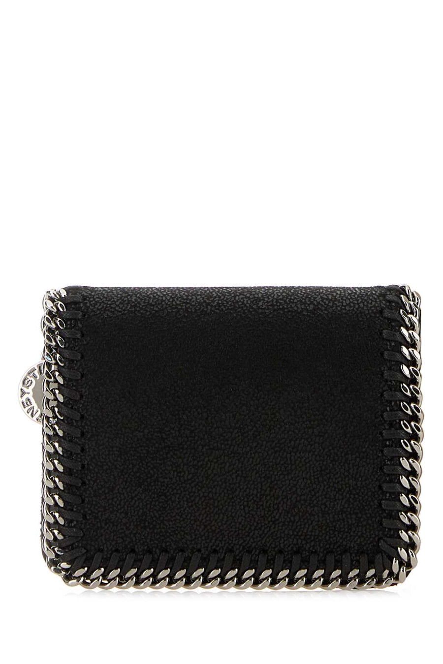 Stella McCartney Bifold Exterior: 100% Fabric; Finishing: Silver metal wallet in black