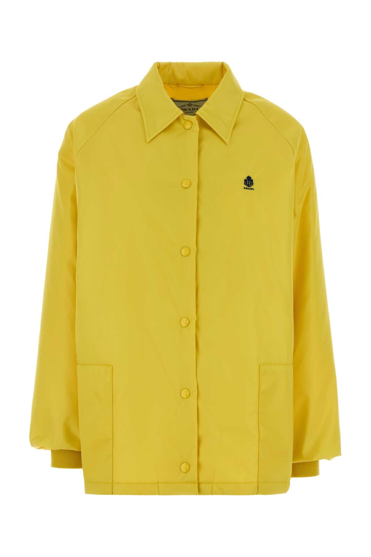 Yellow Re-Nylon Jacket Cedro Giubbini