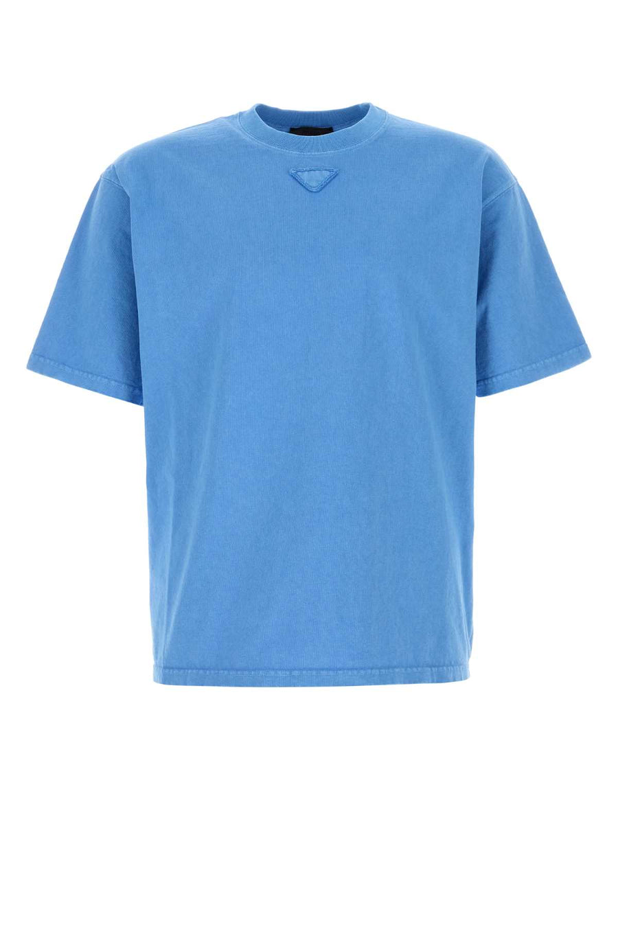 Prada Exterior: 100% Cotton t-shirt in blue