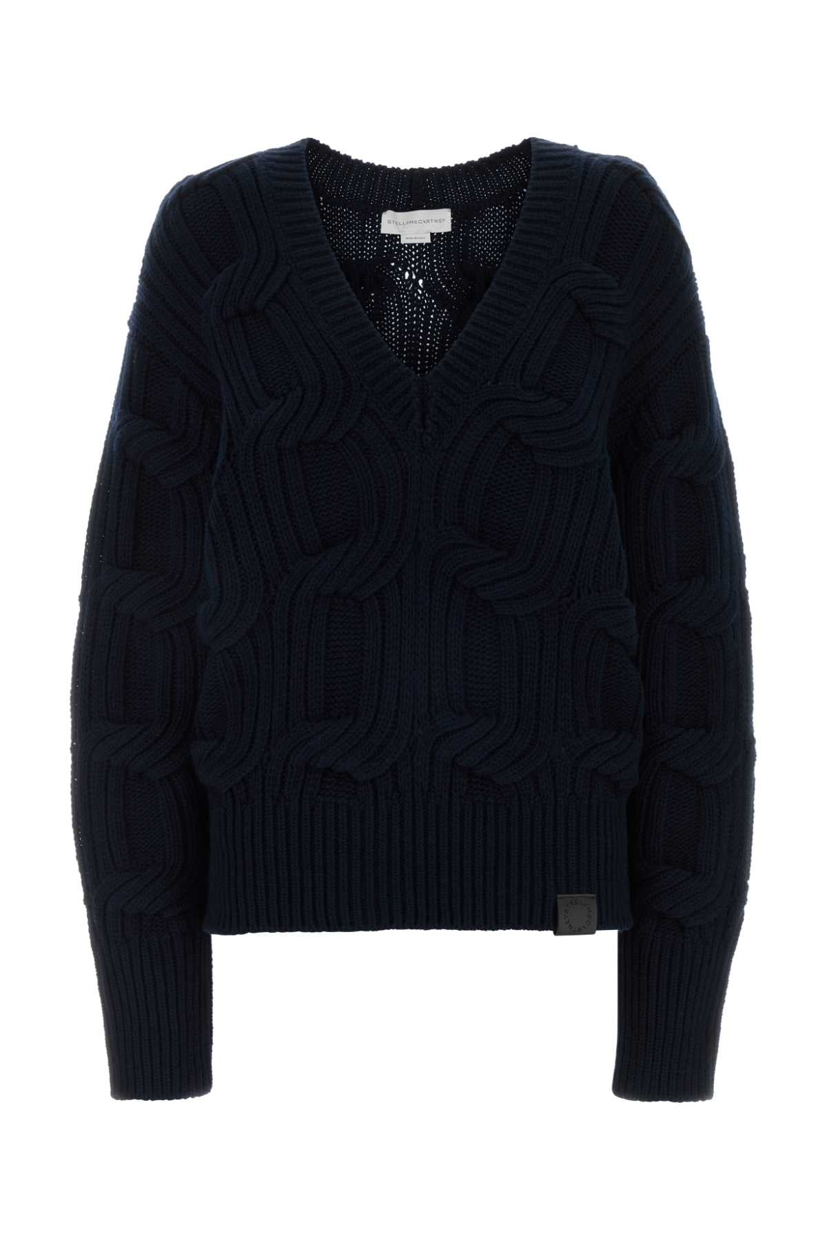 Navy Exterior: Wool Maglieria