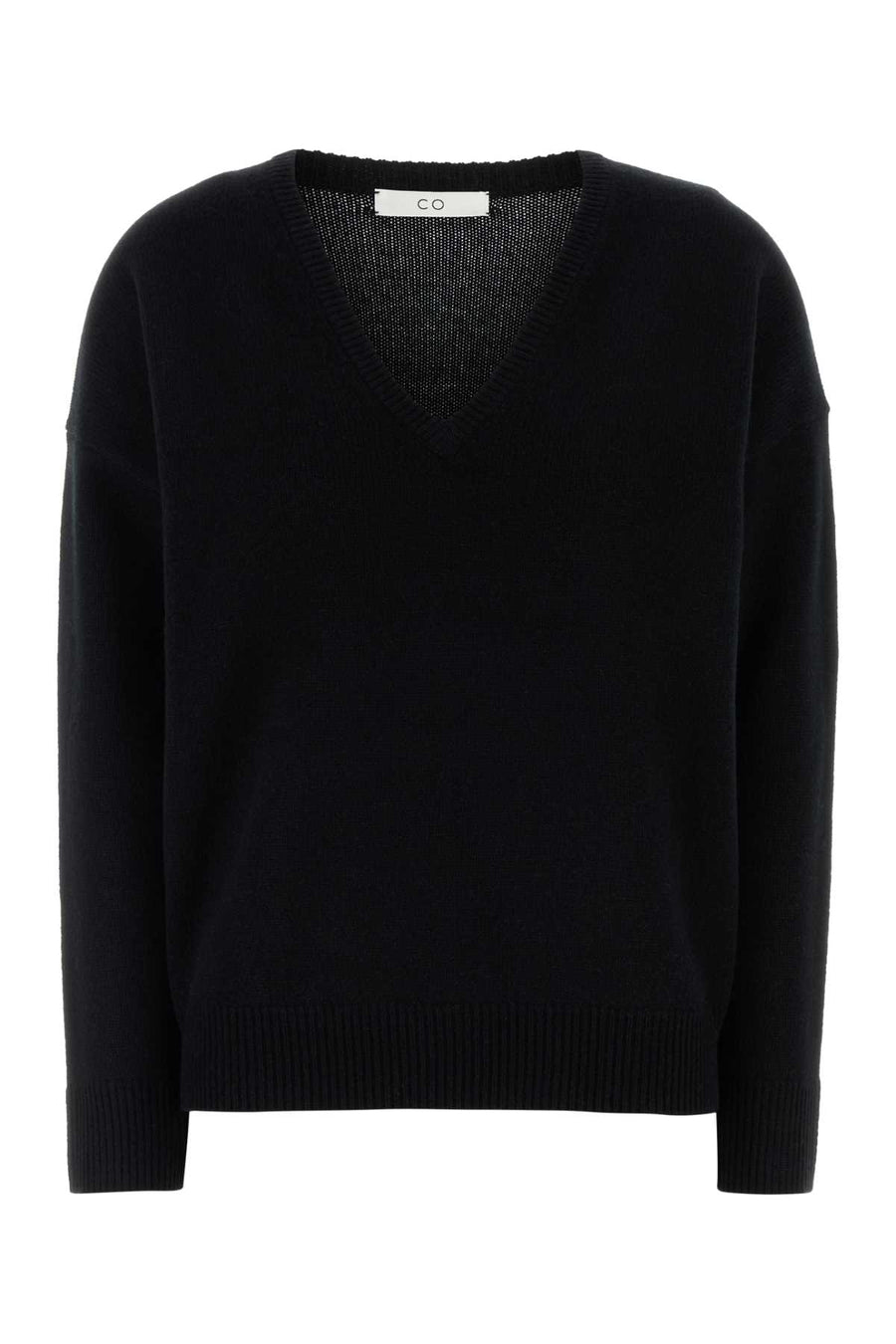 Italist Long 100% Cashmere sweater in black