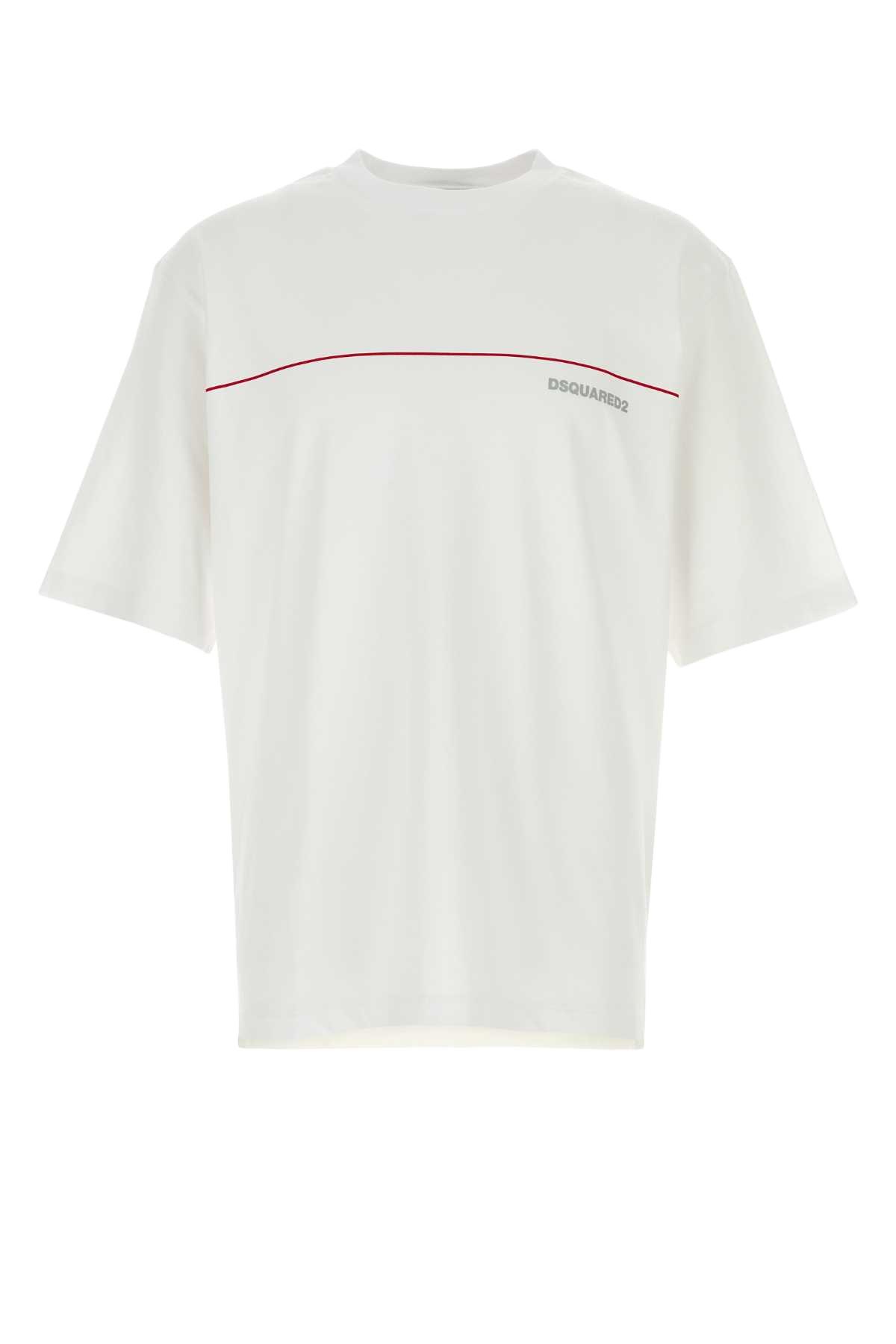 White Cotton Oversize T-Shirt Exterior
