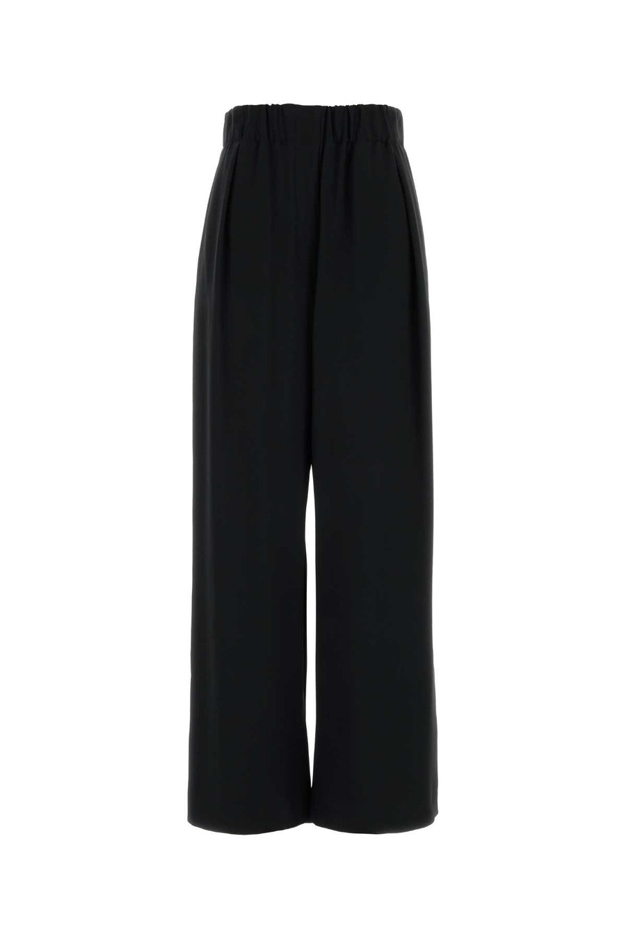 Jil Sander 74% Acetate trouser in black