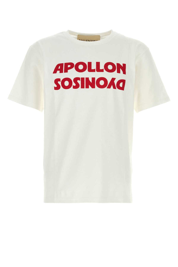 Valentino Garavani Collection 100% Cotton t-shirt in white