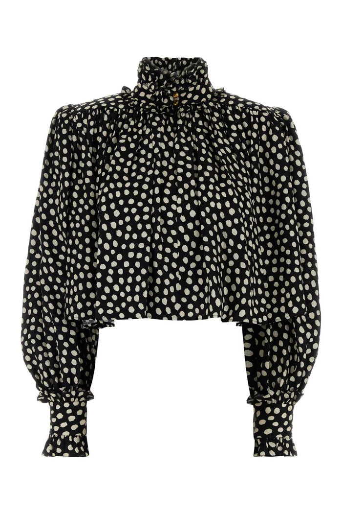 Blackbeige1 Outer Shell: Silk Maglie