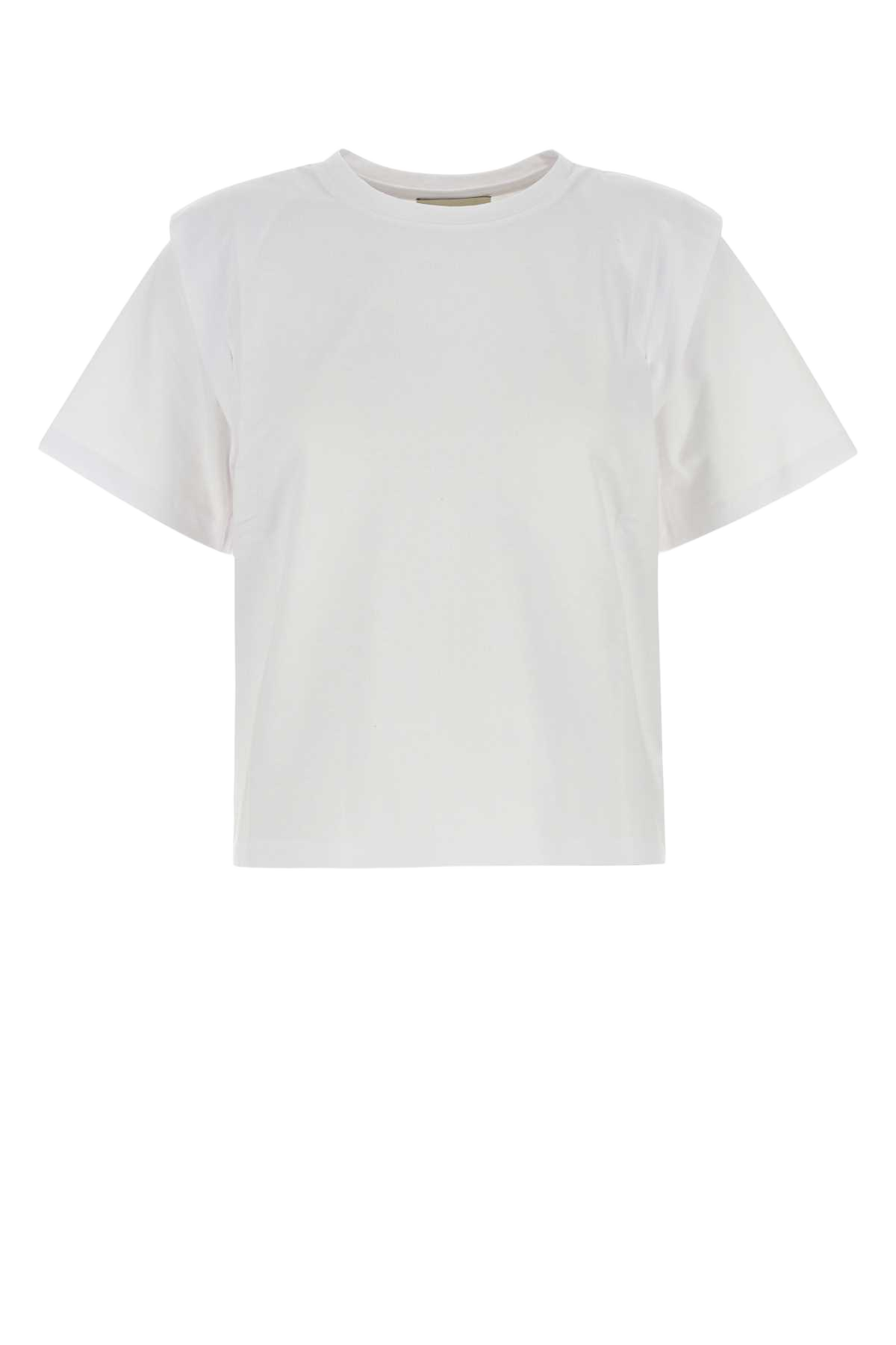 White Cotton Zelitos T-Shirt Exterior