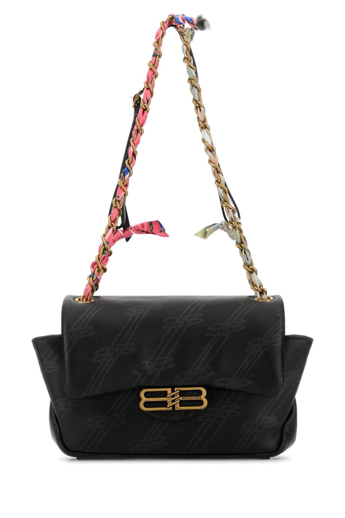Printed Leather Mini Darling Shoulder Bag Black Borse A Mano