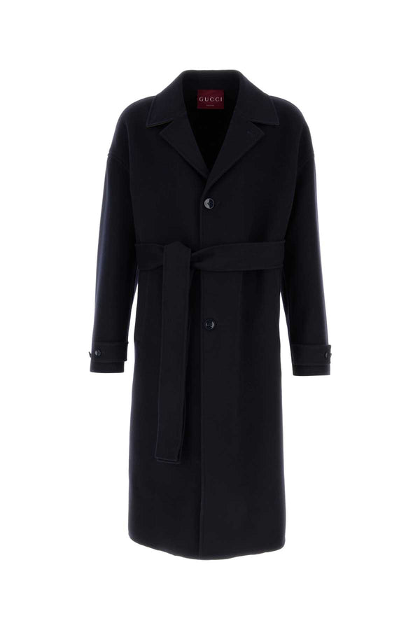 Gucci Coat Exterior: 95% Wool 5% Cashmere coat in black