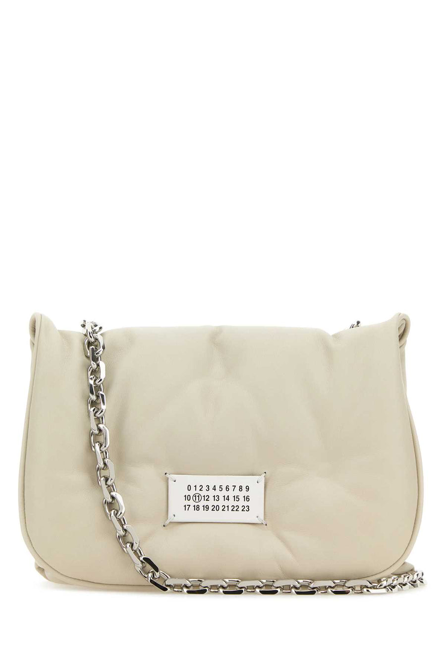 Maison Margiela Sheep nappa leather body crossbody bag in beige