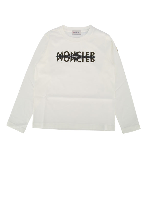 Moncler Jr t-shirt in white