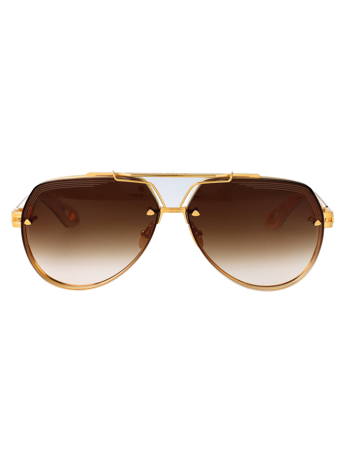 The King I Gold Plated Titanium Sunglasses
