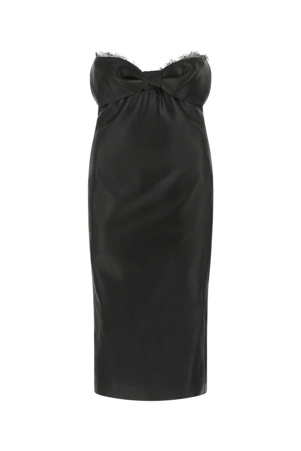 Saint Laurent 65% Acetate dress in black