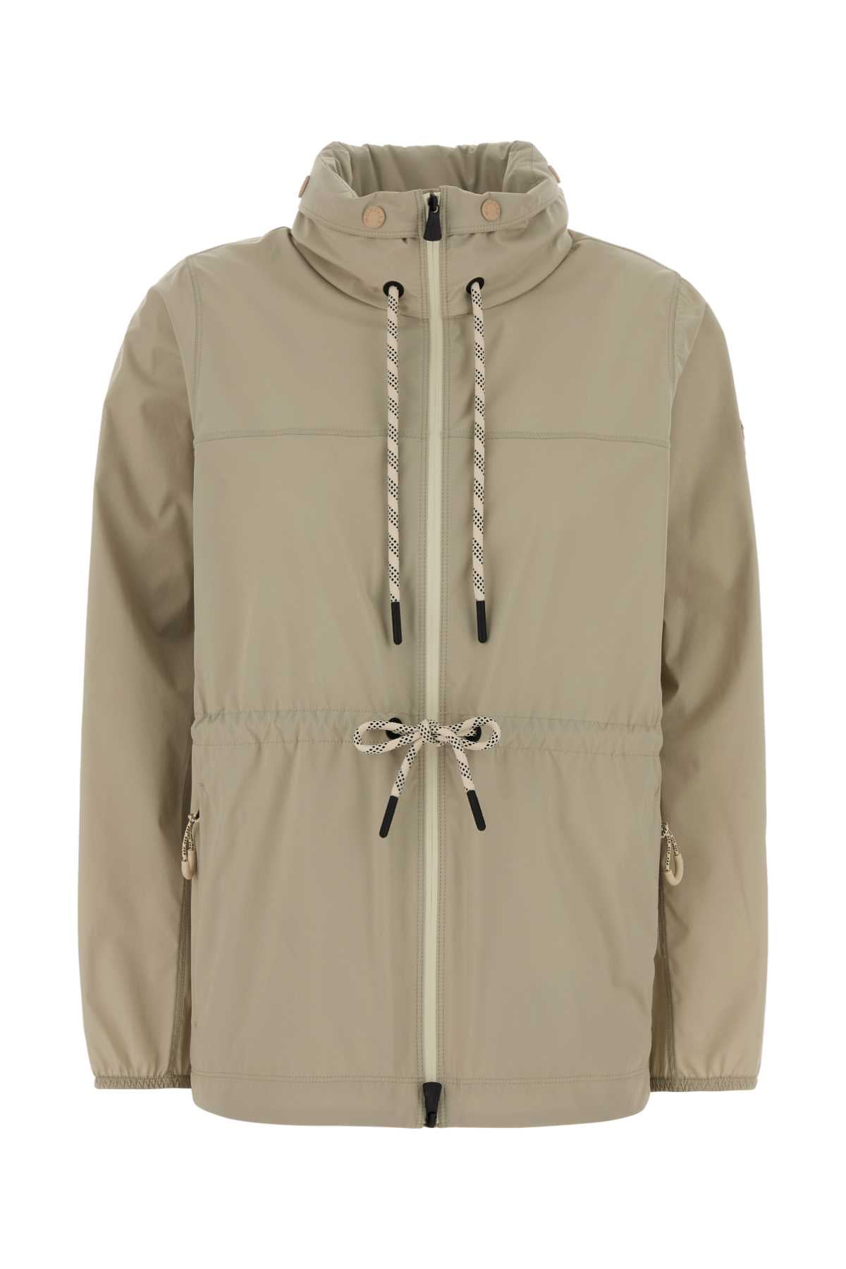 Cappuccino Stretch Nylon Soulare Windbreaker 268 Giubbini