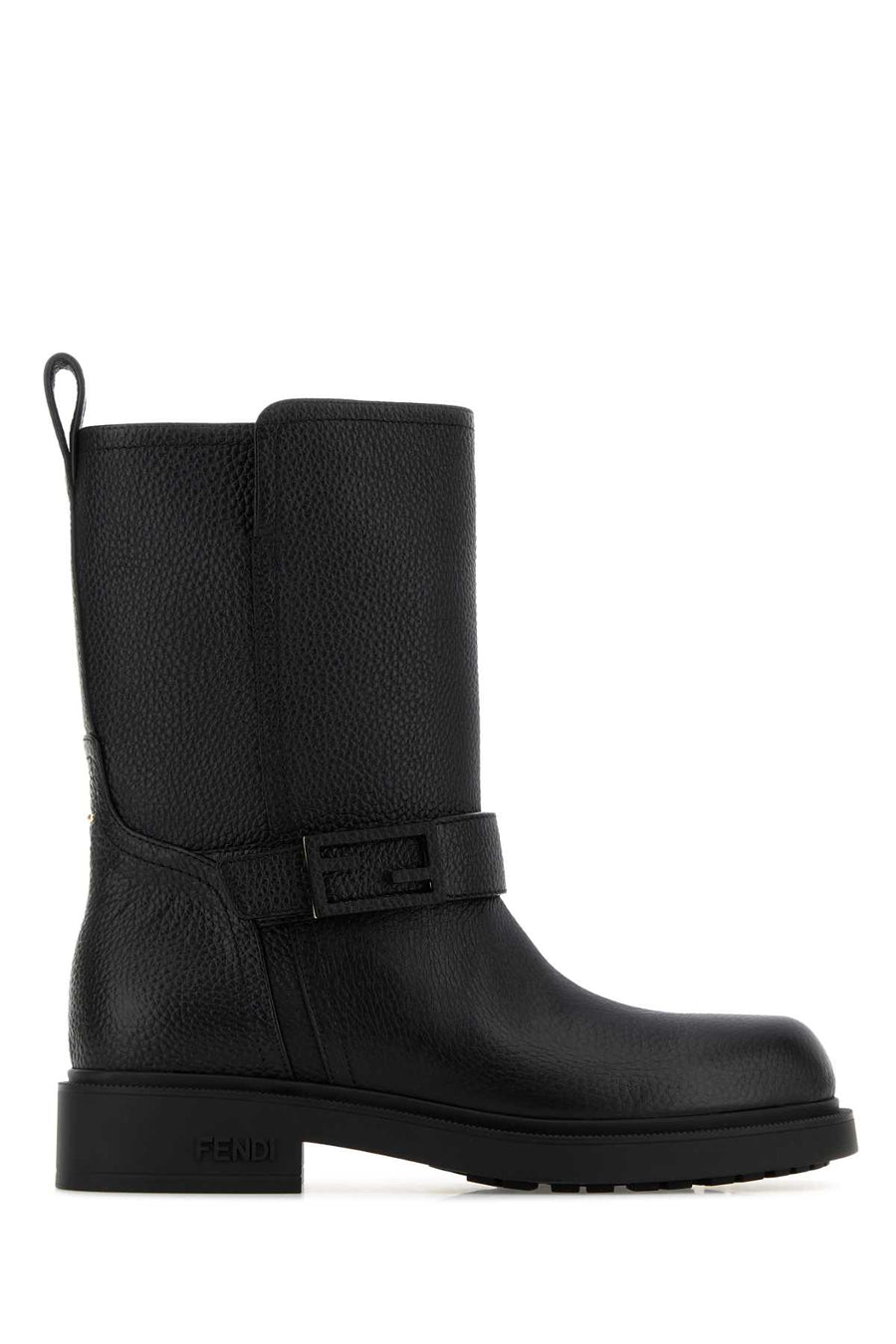 Fendi Exterior: 100% Calf boot in black