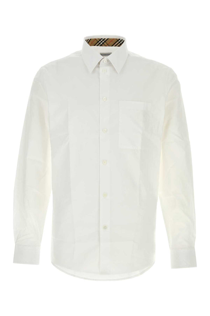 8113135 A1464 White Exterior: Cotton Elastane Camicie
