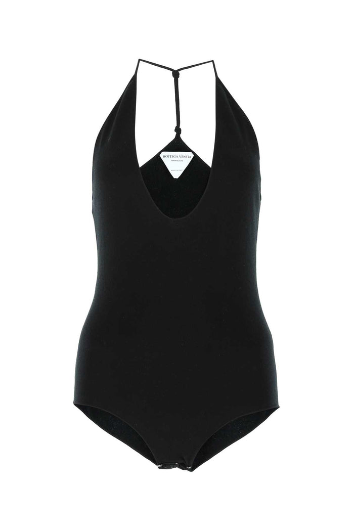 Black Cashmere Blend Bodysuit 1000 Maglie