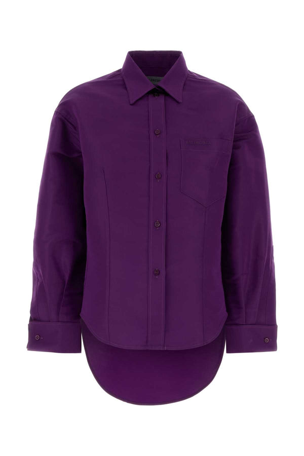 Balenciaga Shirt 100% Silk shirt in purple