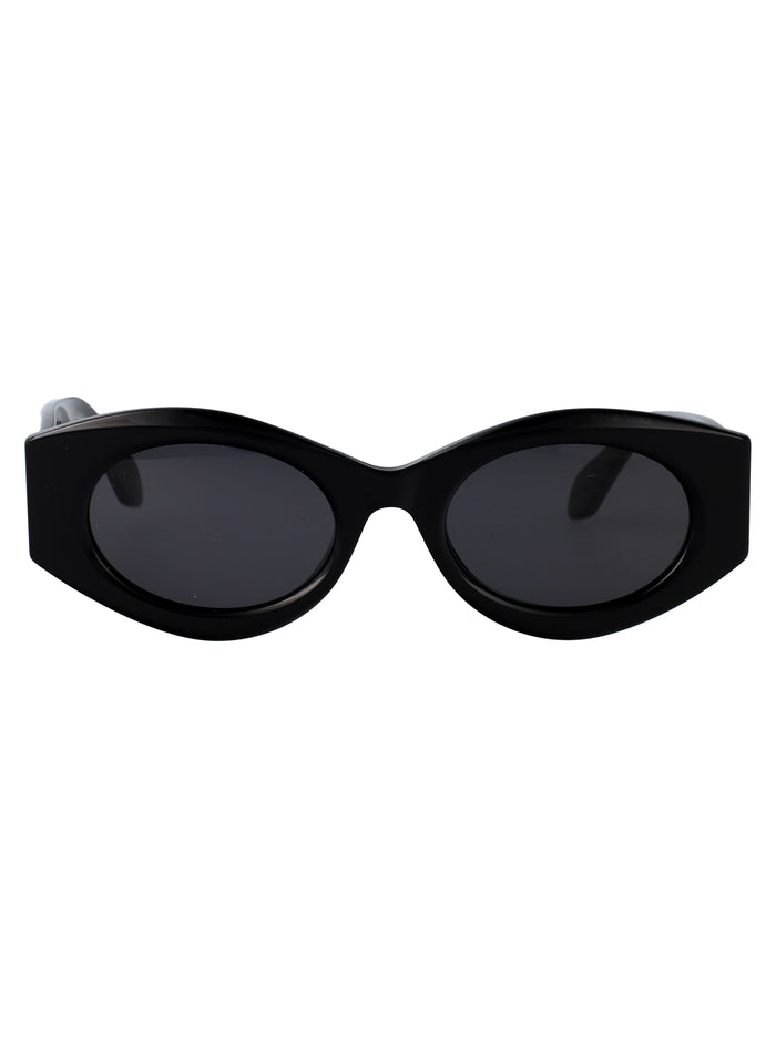 Black-black-grey Recycled Acetate Sunglasses