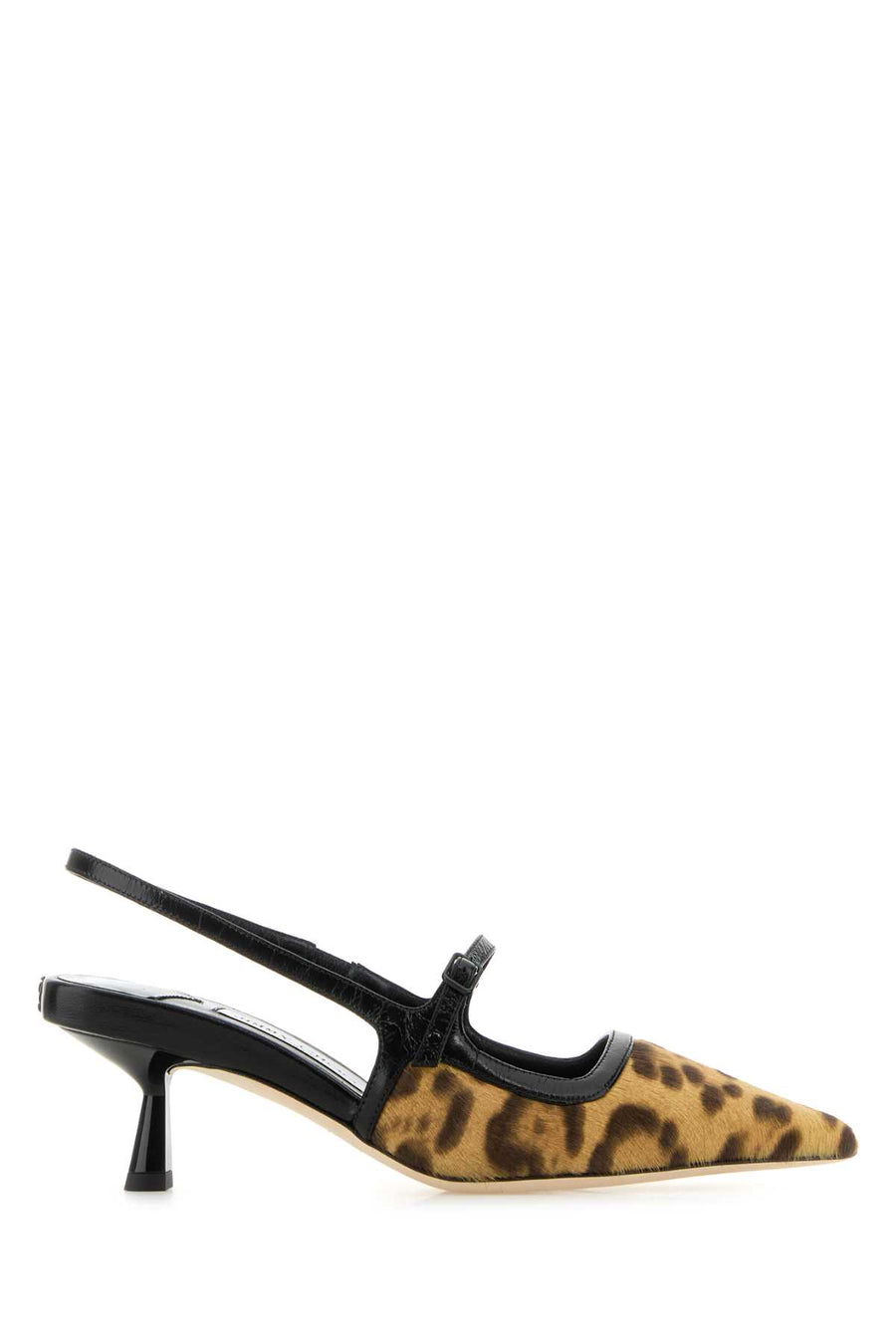 Jimmy Choo Exterior: 100% Calf hair; Interior: 100% Leather; Sole: Leather heel in multicolor