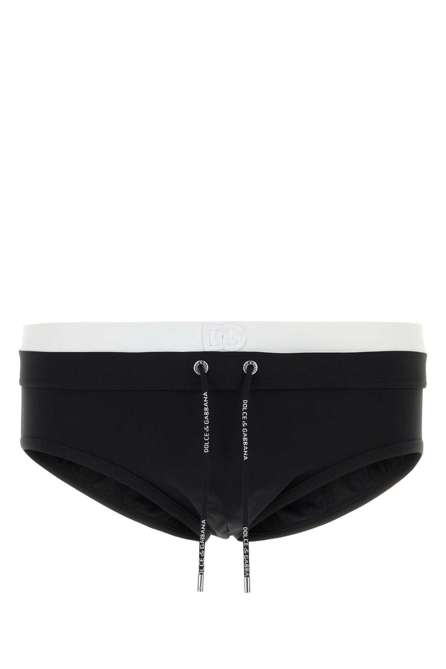 Dolce & Gabbana Indemagliabile Exterior: 75% Nylon 25% Elastane; Lining: 82% Nylon 18% Elastane swimming brief in black