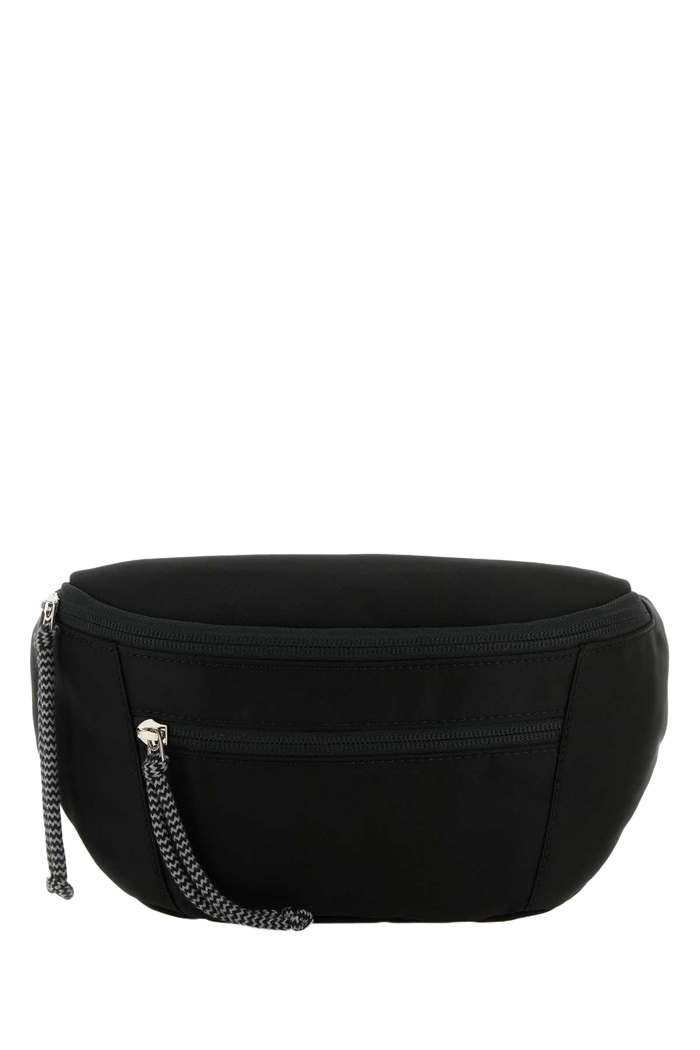 Black Nylon Curb Belt Bag Marsupi