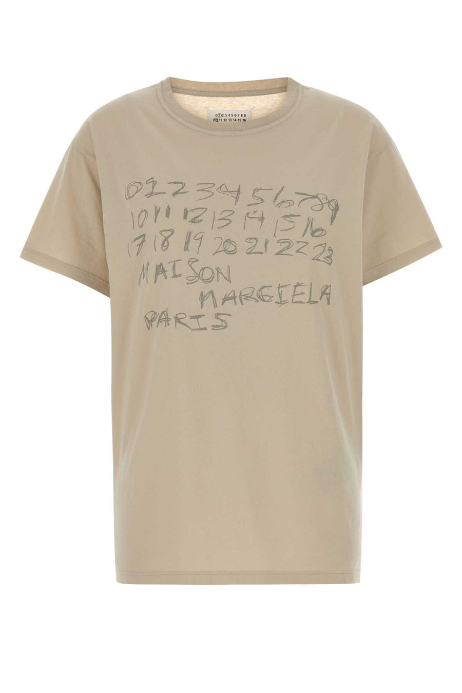Maison Margiela 100% Cotton t-shirt in beige