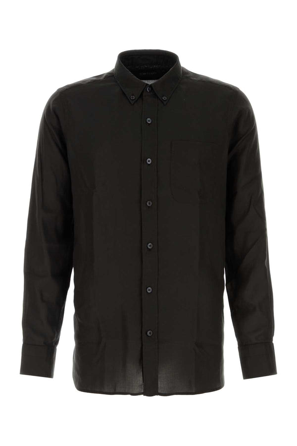 Tom Ford Fluid 100% Lyocell shirt in black