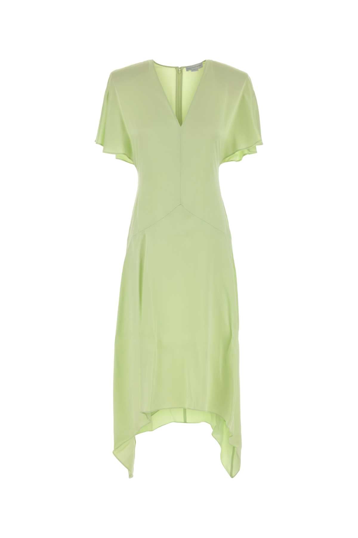 Pastel Green Satin Dress Sherbet Exterior: Acetate Viscose Abiti