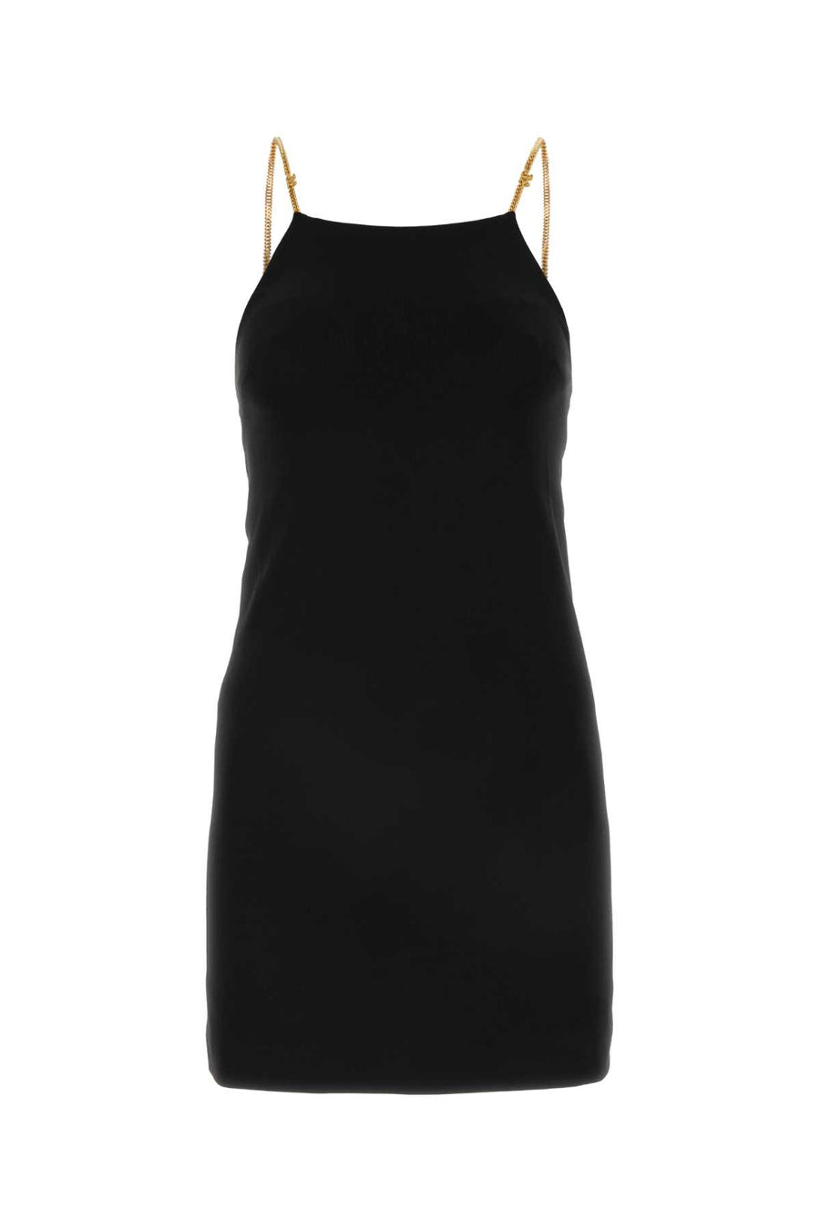 Palm Angels Exterior: 58% Nylon 38% Cotton 4% Elastane; Lining: 100% Polyester dress in black