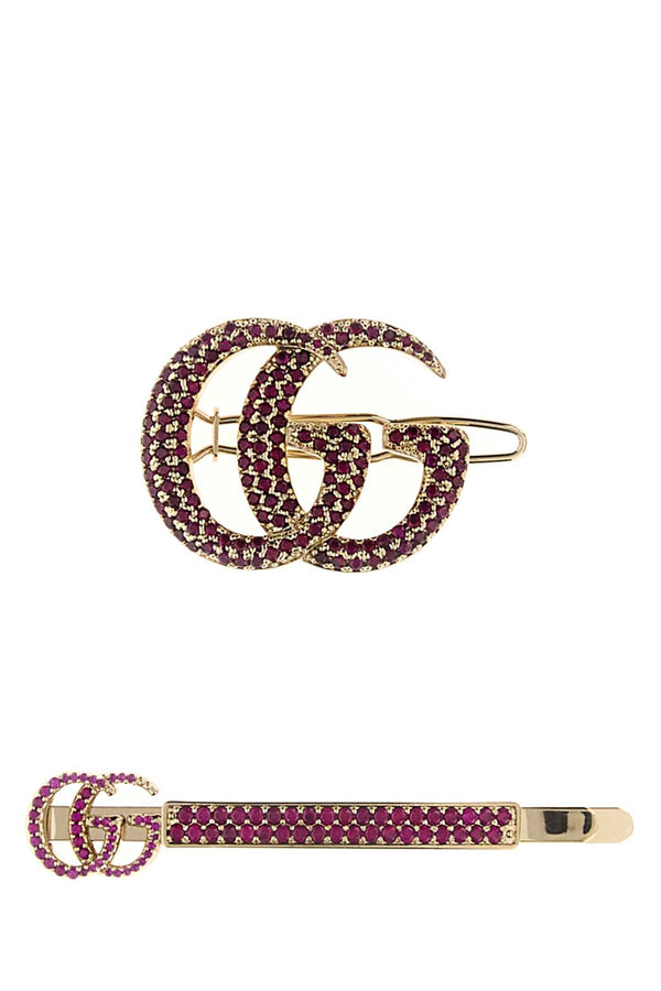 Gucci Marmont 100% Metal hair clips in gold