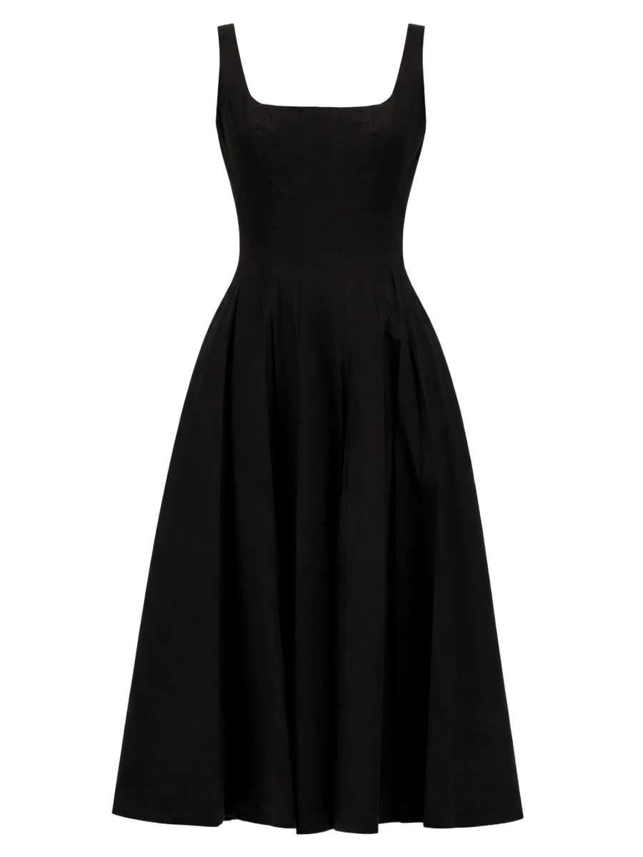 Abito Ellison Black Viscose Polyamide Elastane Dress
