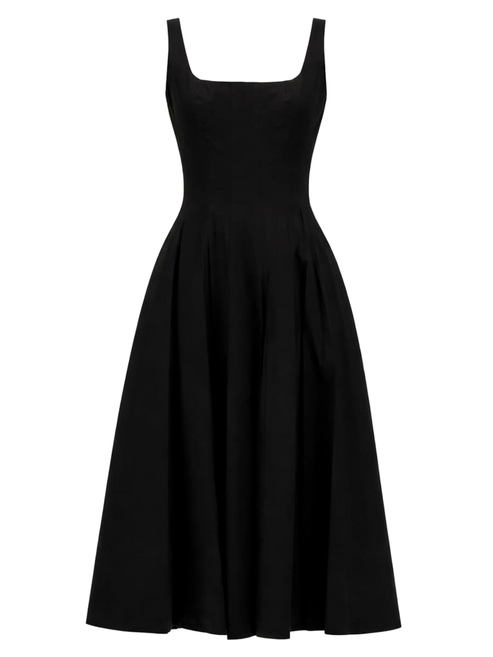 Abito Ellison Black Viscose Polyamide Elastane Dress