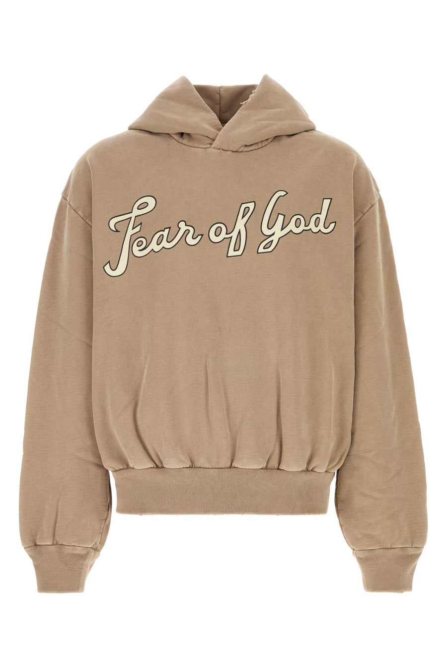 Fear Of God Classic 100% Cotton hoodie in beige
