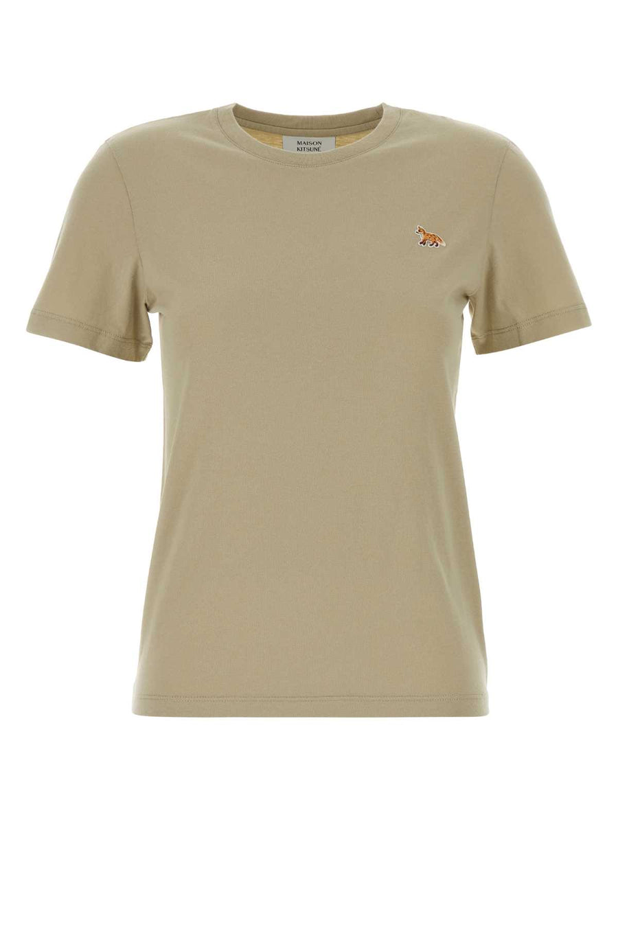 Maison Kitsune Regular 100% Cotton t-shirt in beige