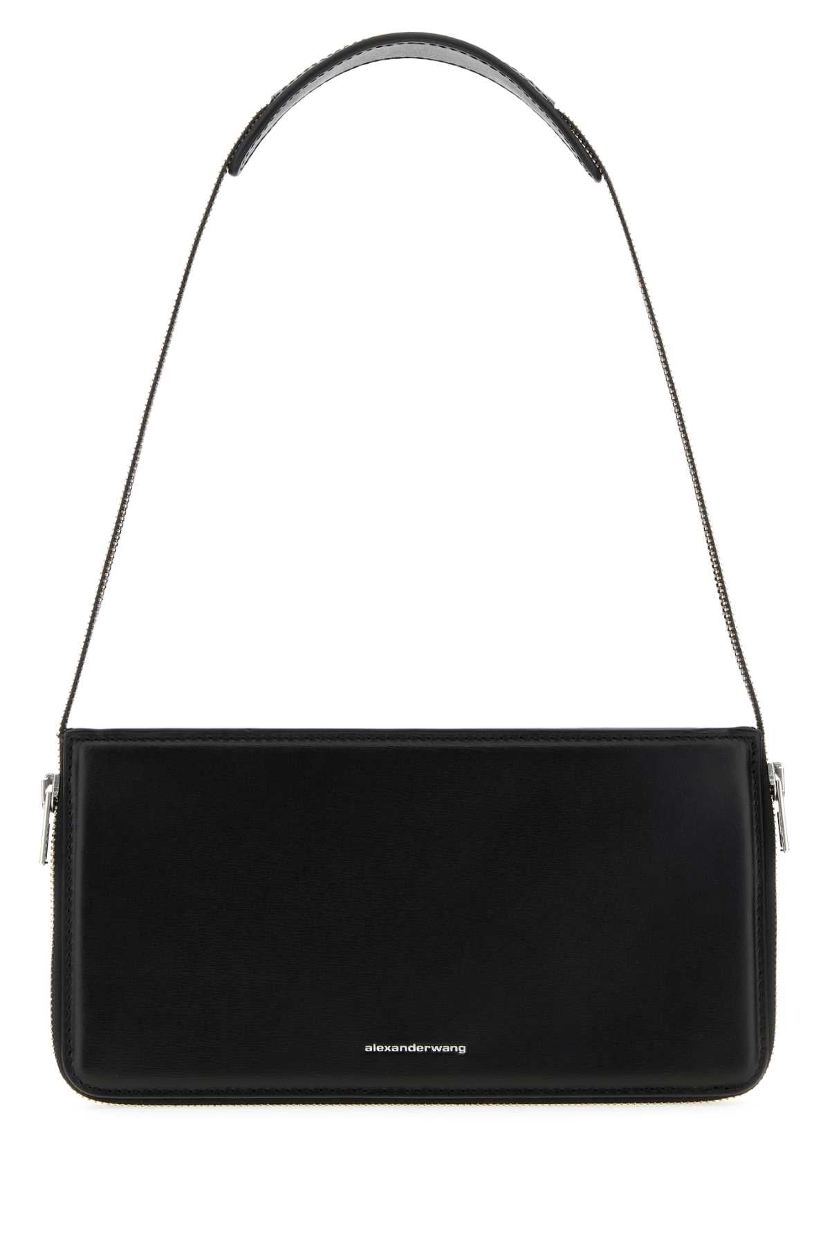 Black Leather Mini Siren Shoulder Bag Borse A Mano