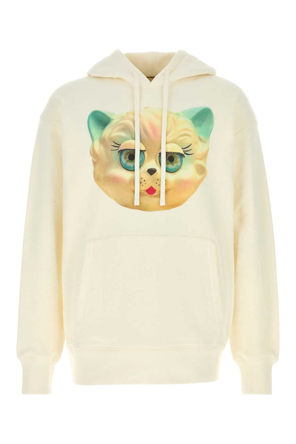 Valentino Garavani Felpa 100% Cotton sweatshirt in white