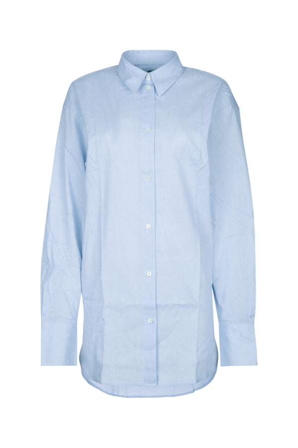 Toteme Summer 55% Cotton shirt in blue