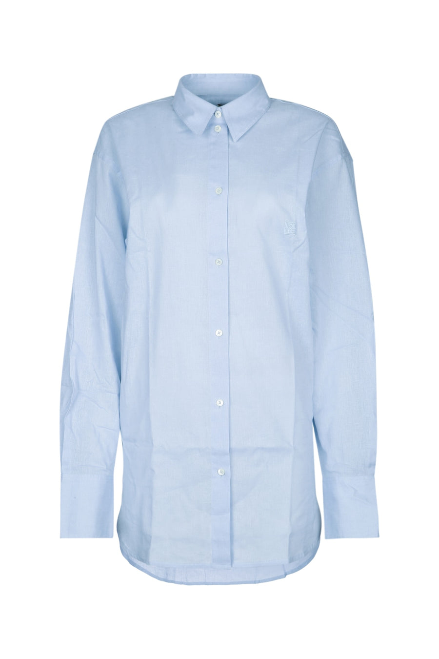 Toteme Summer 55% Cotton shirt in blue