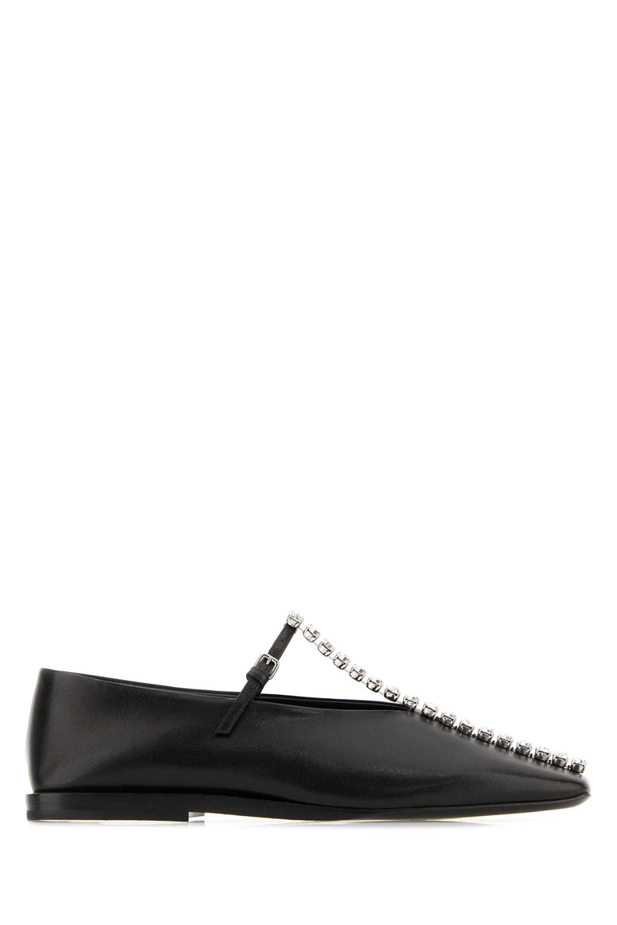 Jil Sander Upper: 100% Goat Leather ballet flat in black