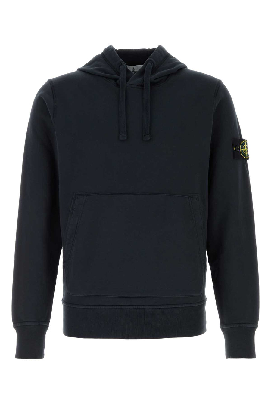 Stone Island Sweater 100% Cotton hoodie in navy