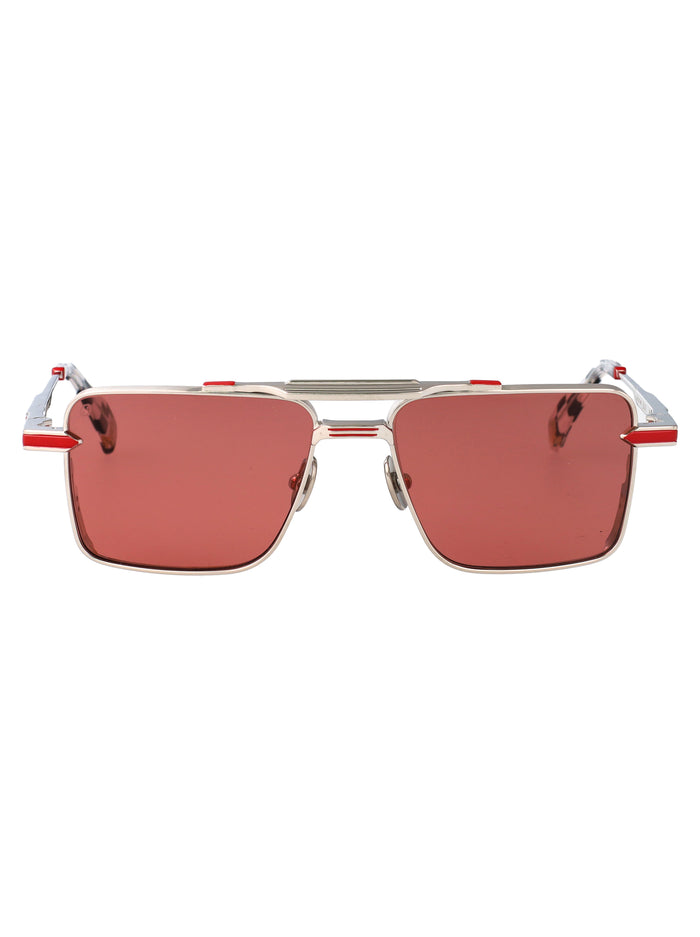 Gtb X Indice Red Lens Version Titanium Sunglasses