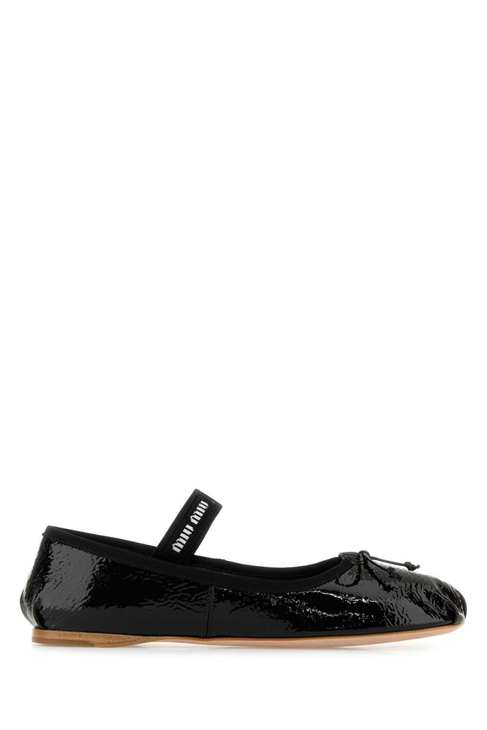Black Naplak Ballerinas Nero Agnello Ballerine