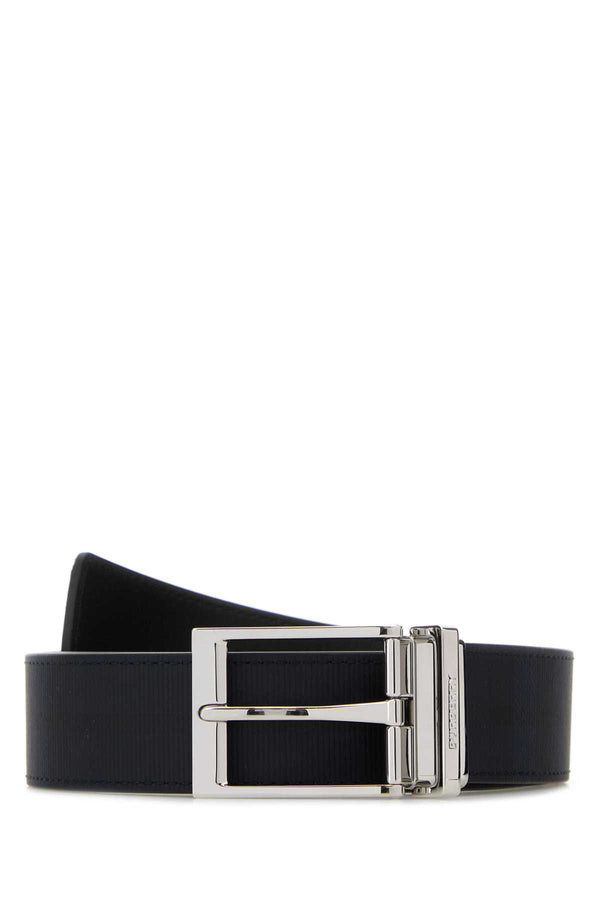 Burberry Louis Exterior: 55% Polyurethane belt in navy