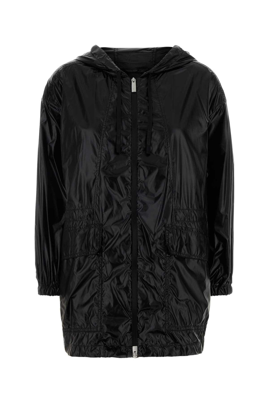 Herno Laminar Parka 100% Nylon raincoat in black