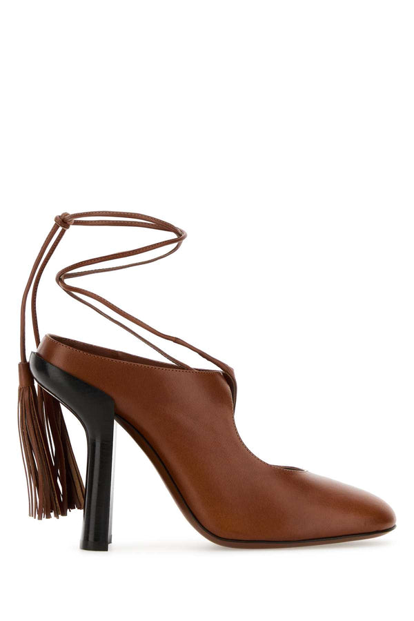 Dries Van Noten Exterior: 100% Leather heel in brown