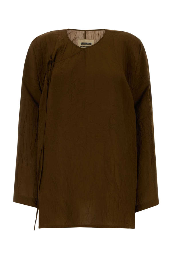Uma Wang 100% Viscose blouse in brown