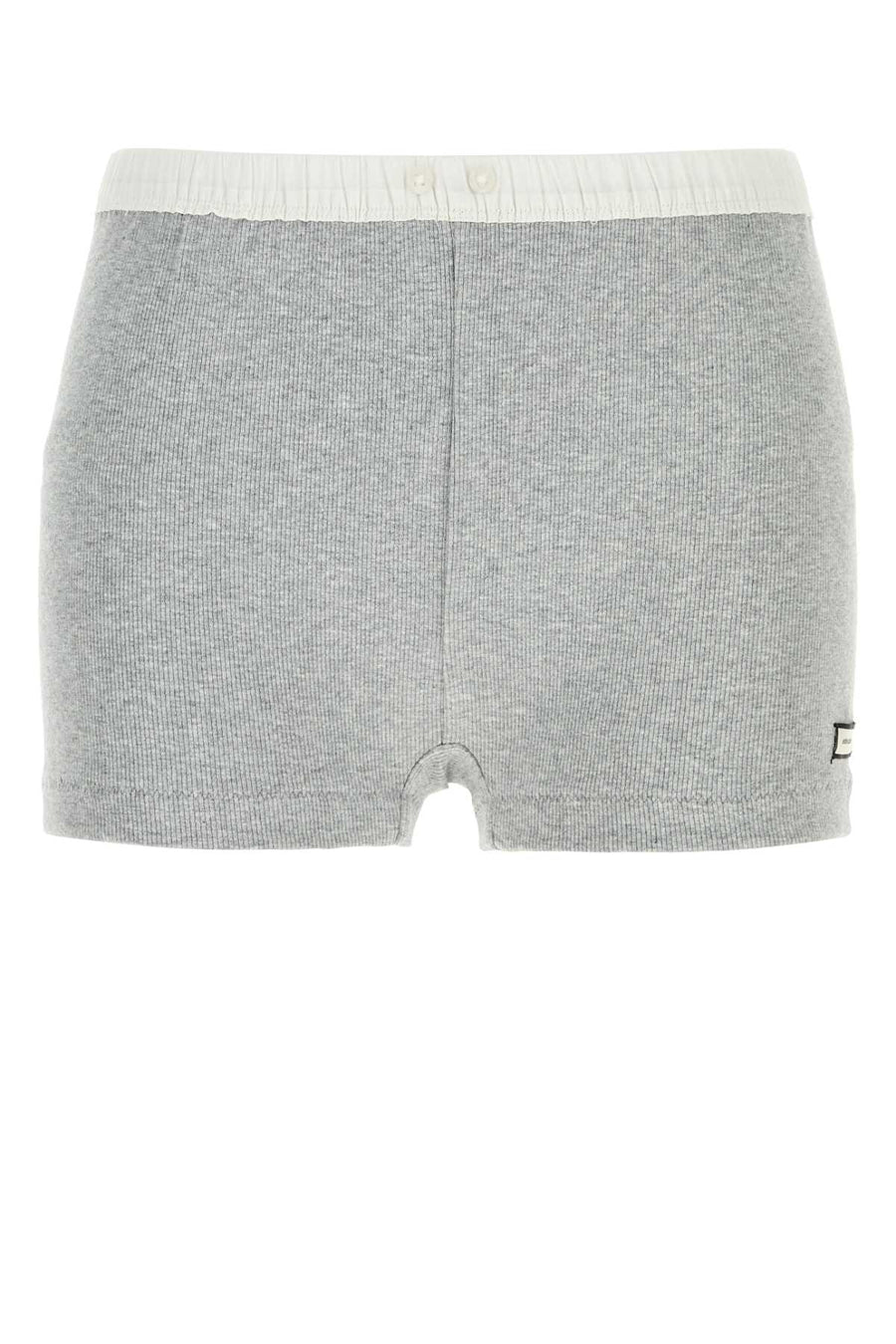 Entire Studios Short 93% Cotton shorts in gray