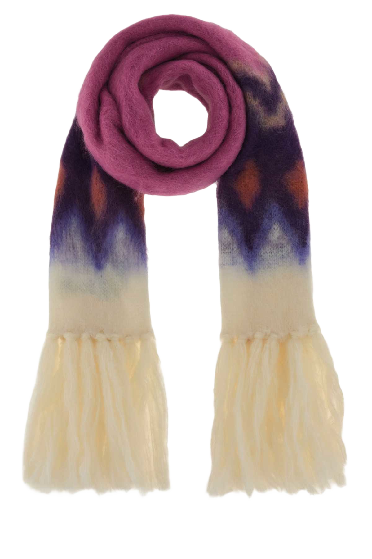 Multicolor Wool Blend Amanie Scarf Pink Sciarpe E Foulard